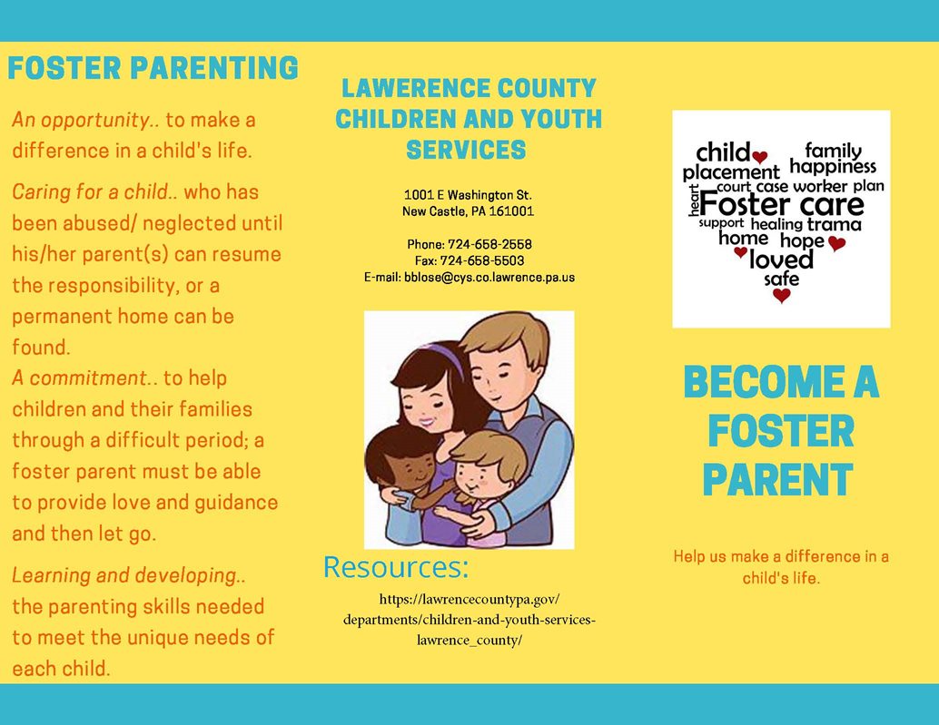 Foster Care Brochure Page 1